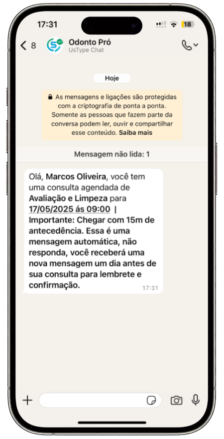 Mensagem de aniversário com desconto